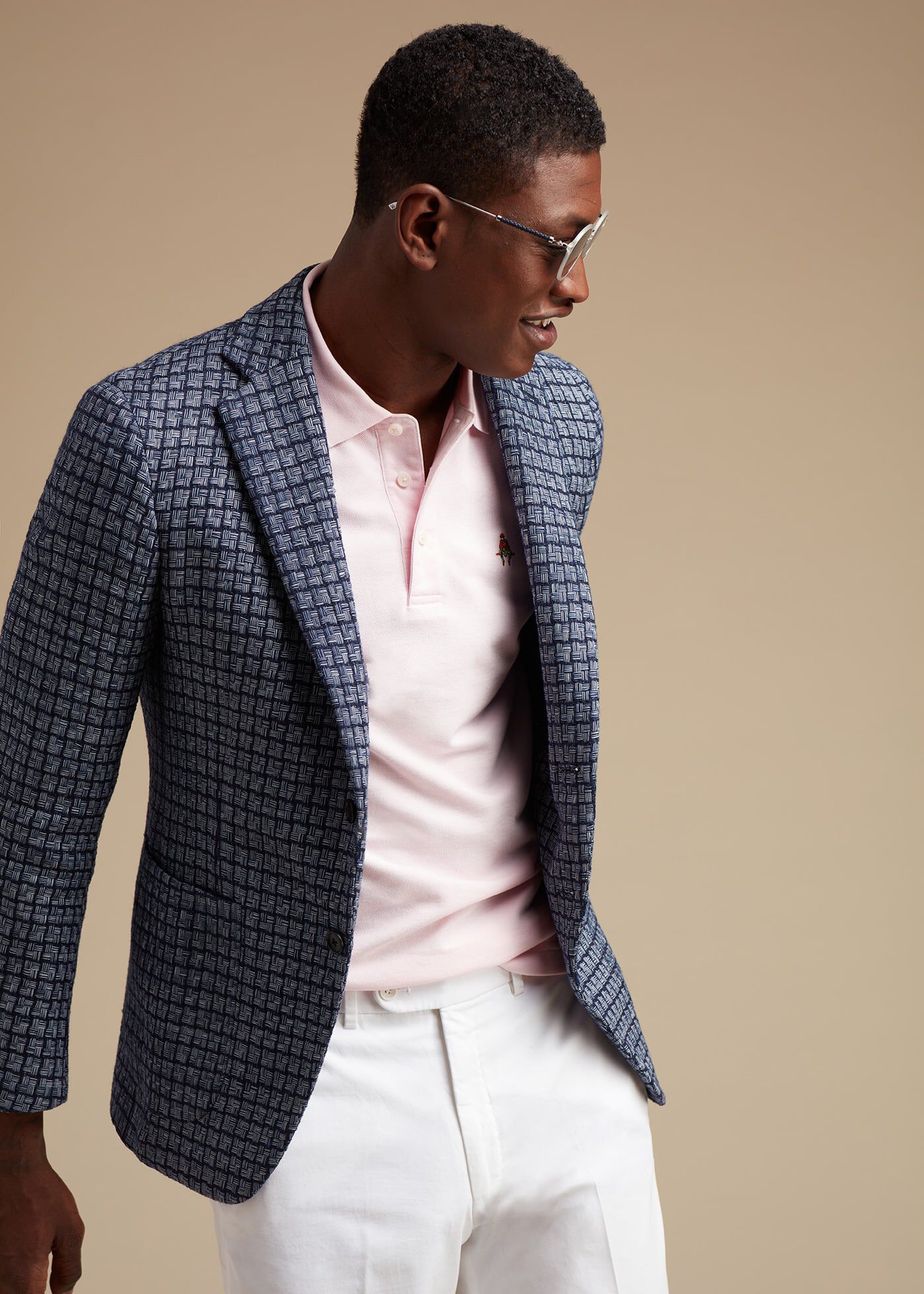 Basketweave blazer 2025